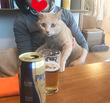 カメラ目線