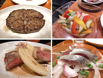 此処では、個人的にはステーキよりハンバーグのほうが好き