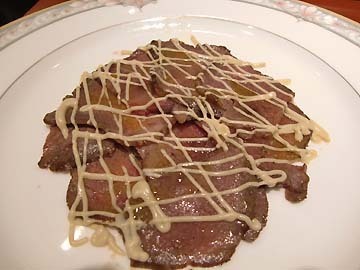 カルパッチョ、1600円なり