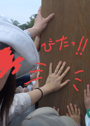 どうだ!触ったぞぉぉぉ