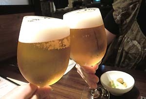 暑い日にはビールが旨い!