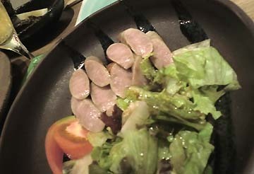 粕漬けのウインナー